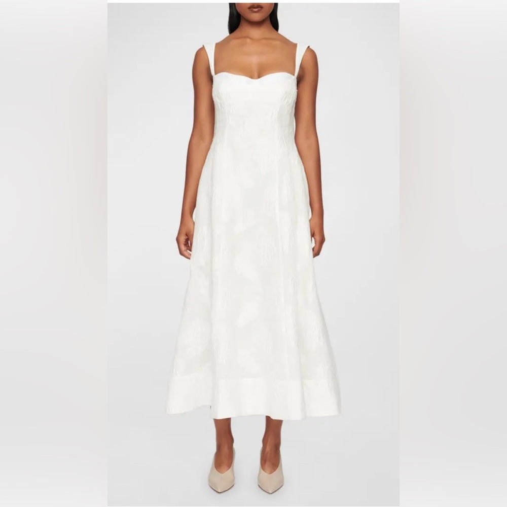 Clea Emilia Jacquard Midi Dress